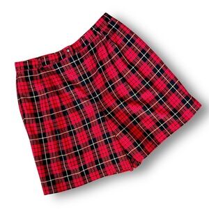 Vintage NWT Red Plaid Women’s Shorts